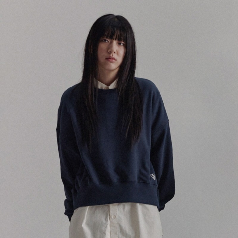 ハート ロゴ オーバーサイズ トレーナー (4カラー)