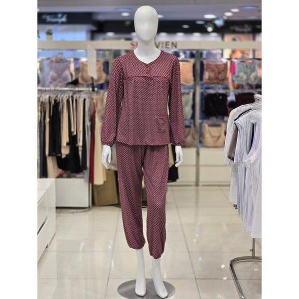 セーブゾーン07 女性パターンボタンパジャマセット WP2213 (42298001)