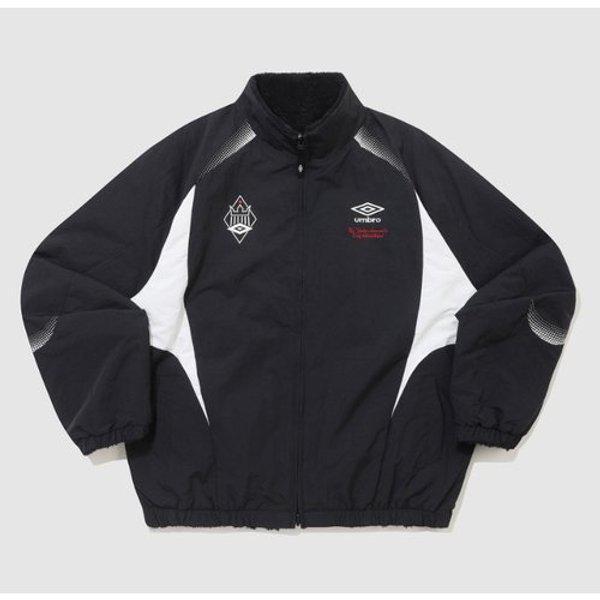 リバーシブルフリーススタンドネックジャケット B1 UQ421CFJO1 BLK0 HGN0 SCW0