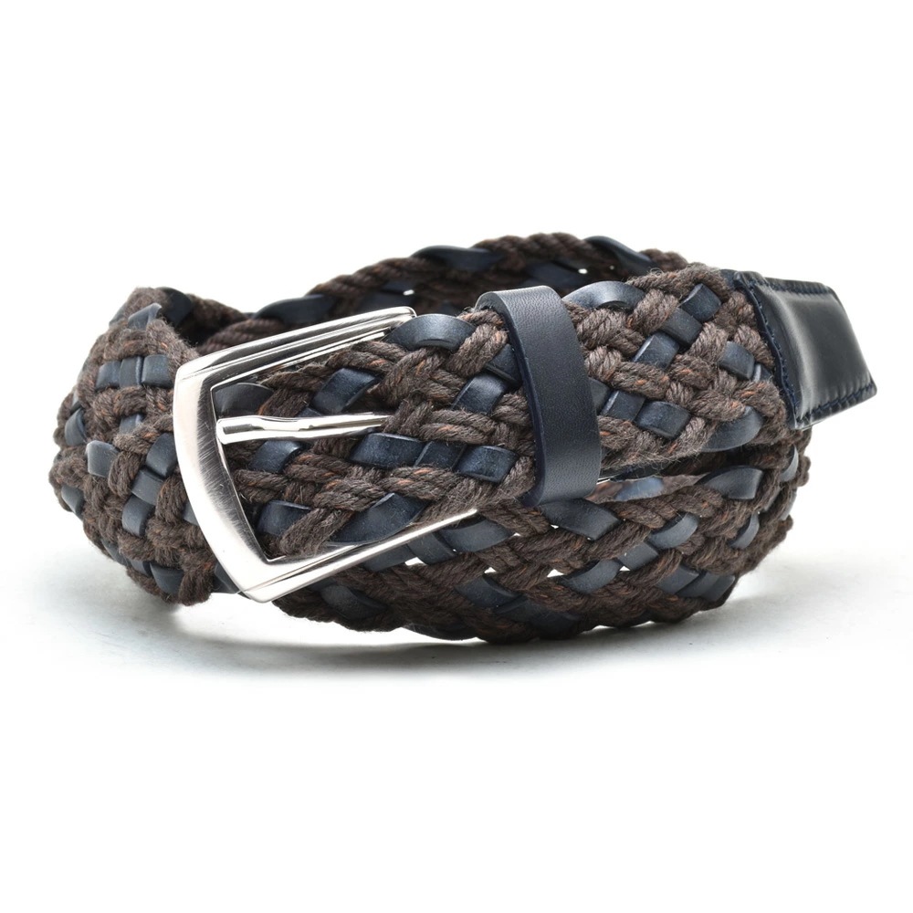 GL ジョバンニリスコ ベルト 1204-2 MORO BLUE 伸縮性メンズカジュアルフリーサイズ 【gl-1204-2】