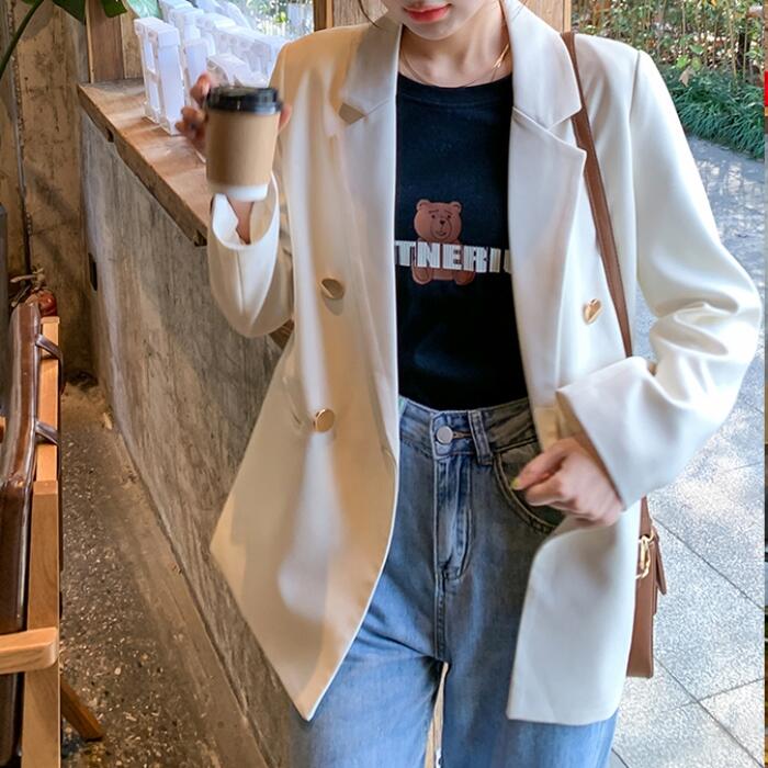 アウター コート ジャケット テーラードジャケット レディース エレガント きれいめ カジュアル 長袖 大人 可愛い フェミニン おしゃれ マニッシュ かっこいい ゆったり 体型カバー シンプル 韓国