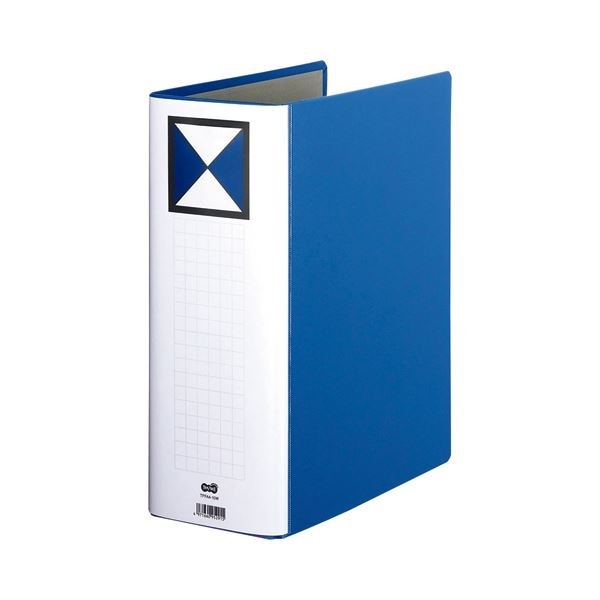 『3年保証』 （まとめ） TANOSEE 両開きパイプ式ファイル A4タテ 1000枚収容 背幅116mm 青 1冊 5セット 筆記具