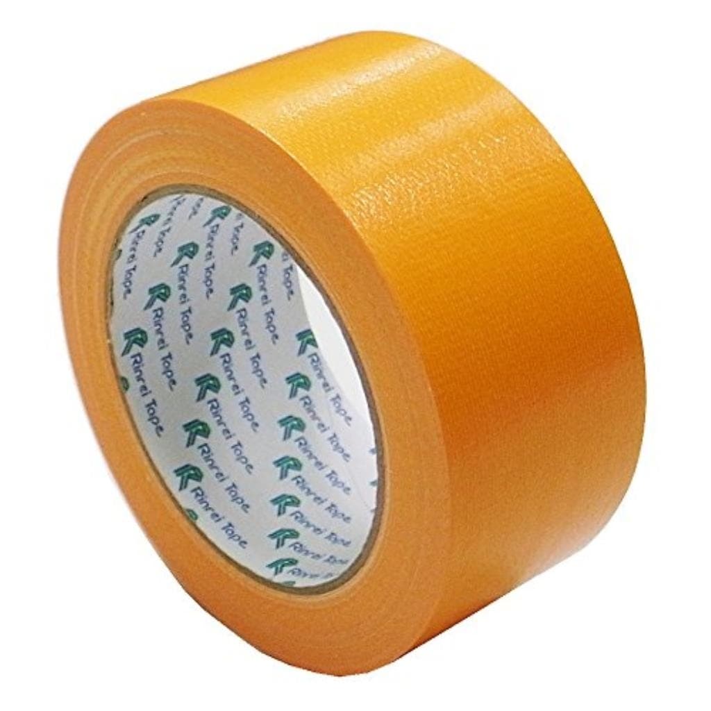 （まとめ買い）リンレイ 布カラーテープ #384布カラー （オレンジ）サイズ50X25m [x30]