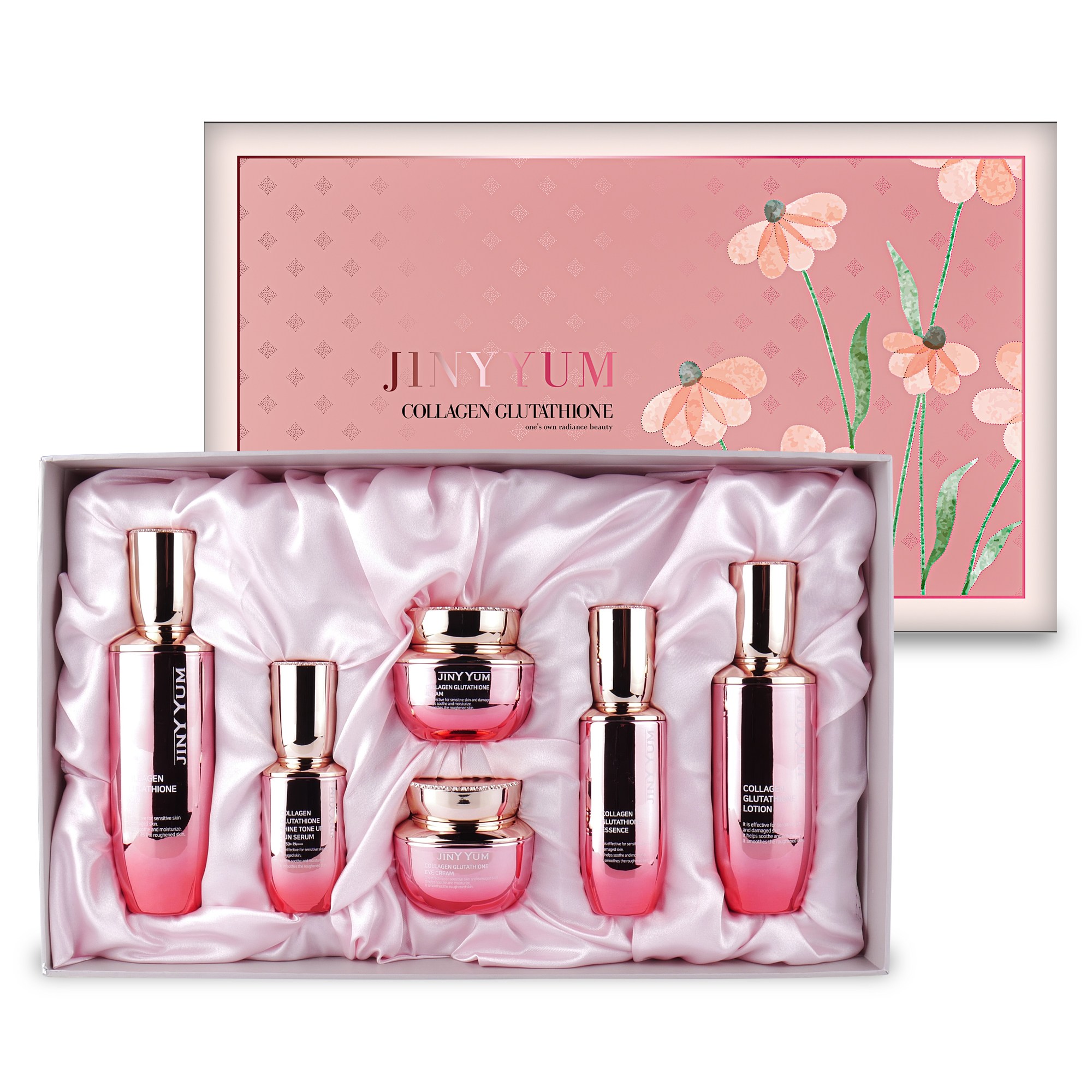 [jinyyum] collagen glutathione 6-piece set 韓国化粧品 皮膚管理 基本 化粧品ギフト 機能性化粧品