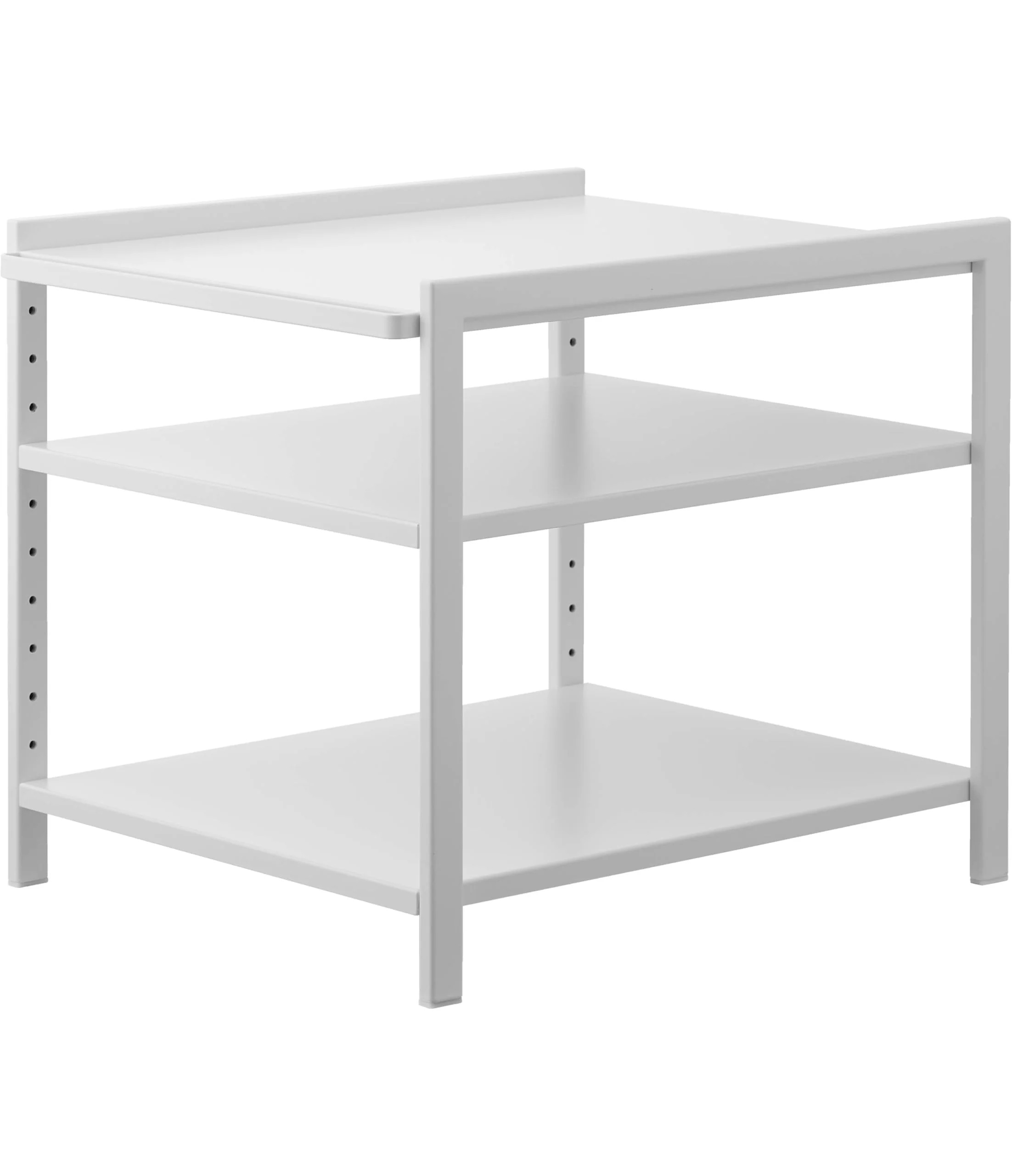 高さ調節 シンク下 ラック ３段 ホワイト 約W33×D41.5×H34.5cm タワー tower キッチンラック 高さ調節できる フック付き 2011