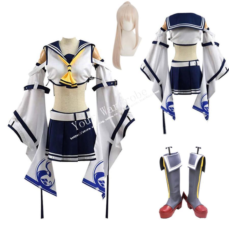 アズールレーン Azur Lane 綾波 コスプレ衣装 ウィッグ 靴 アニメ ゲーム コスチューム パーティー 仮装