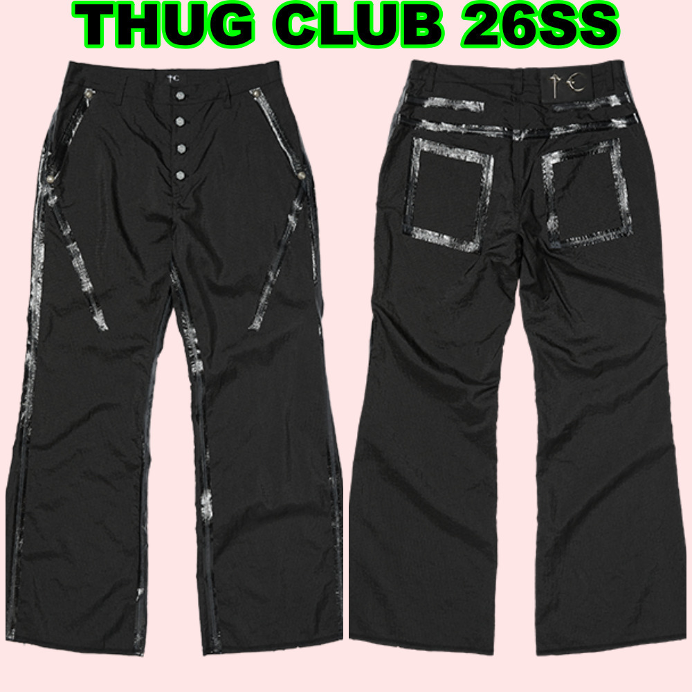 【Thug Club】26SS SEAM SEALED TAPED LINE PANTS