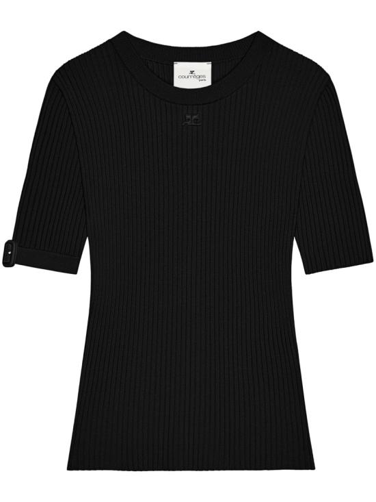 COURREGES Women Tops 126MPU267FI00019999 Black