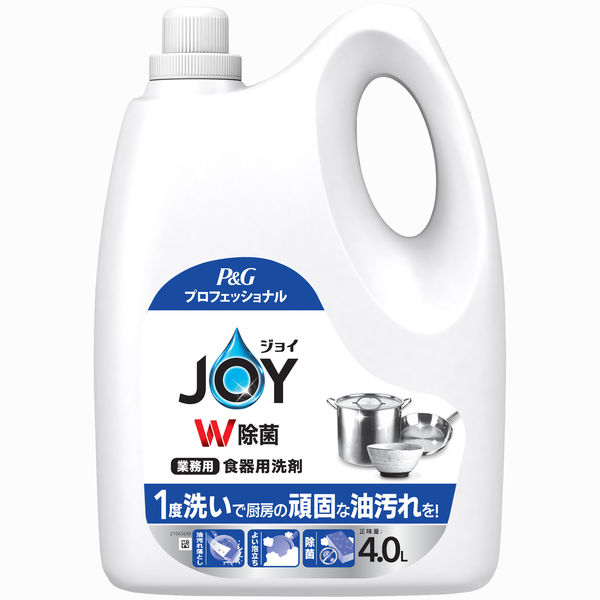 （まとめ買い）ジョイ JOY W除菌 食器用洗剤 業務用 詰め替え 4L 371615 [x3]