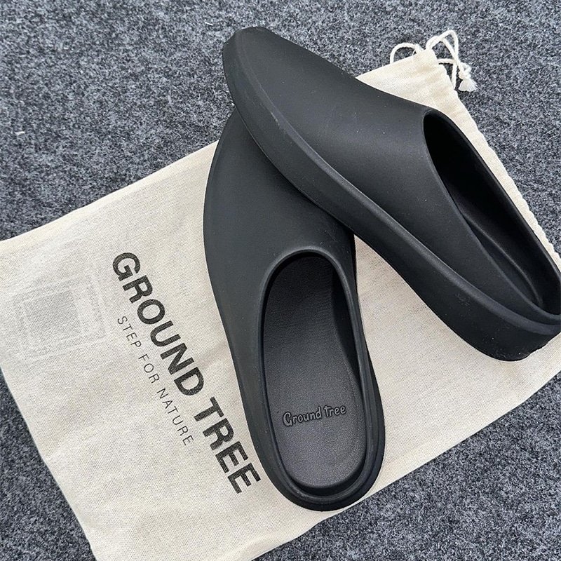 [グラウンドツリー] サイプレススクェアミュールサンダルスニーカー(ブラック) 그라운드트리 뮬샌들 블랙