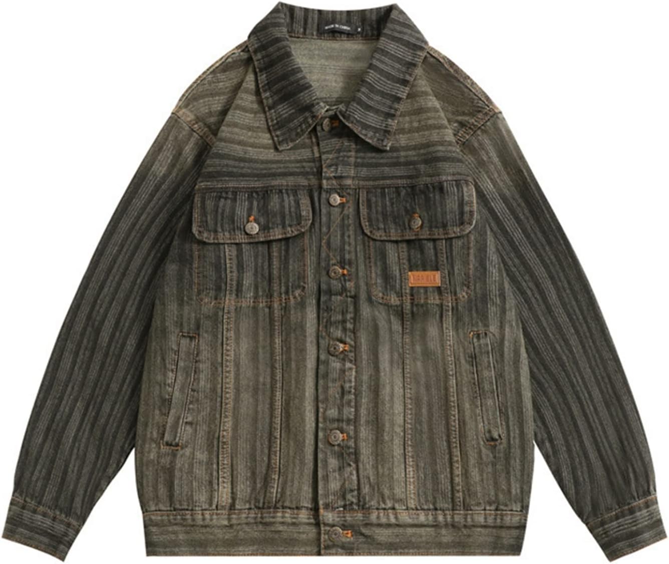 メンズ デニムジャケット ジャンパー おおきいサイズ カジュアル おしゃれ ライトアウター gジャン ブルゾン 体型カバー 着心地よい かっこいい ファッション ストリート