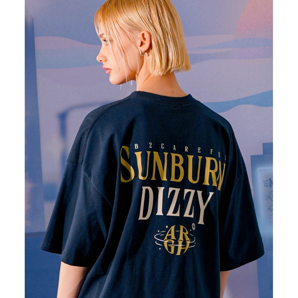 TWNサンバーン半袖ネイビーHHST3489