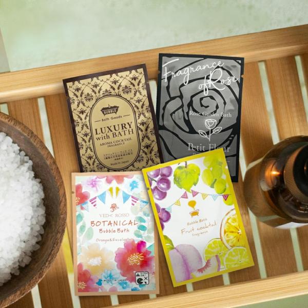 4種 各50個 合計200個 / バブルバス (泡風呂)入浴剤 あわあわランド 入浴剤 泡 お風呂 泡 あわっぴー こども 子供 ローシション風呂バスソルト