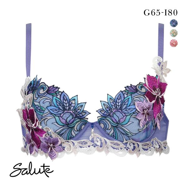 ワコール サルート 80グループ 80G P-UP ブラジャー GHI プッシュアップ Wacoal