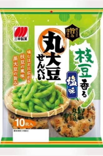 他サイト： 三幸製菓 丸大豆せんべい 枝豆香る塩味 10枚の商品画像