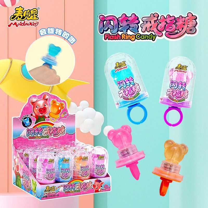 学生や子供向けの無糖スパークリング回転リングキャンディさまざまなフレーバーの組み合わせ誕生日プレゼント子供の日のギフト