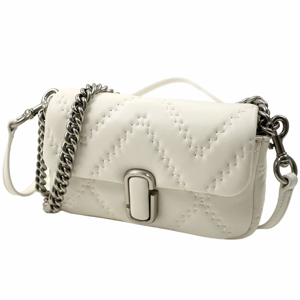 マークジェイコブス ショルダーバッグ レディース ハンドバッグ 斜め掛け 肩掛け ホワイト系 MARC JACOBS THE MINI BAG 2S3HSH016H03 137 2S3HSH016H0
