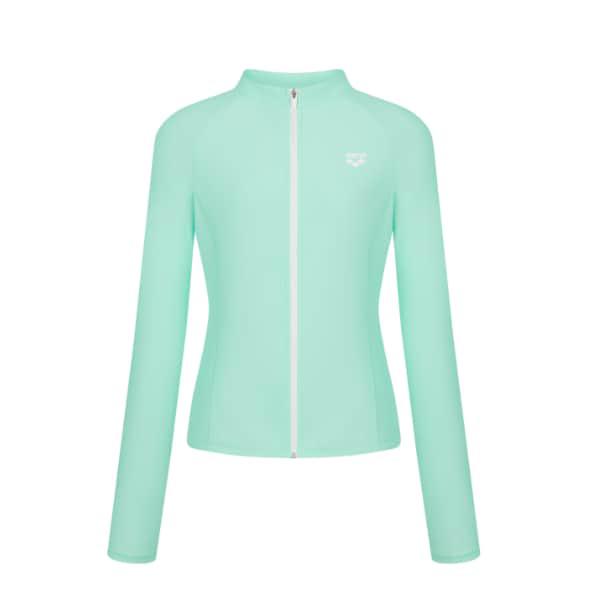 コア 女性 レギュラーフィット ジップアップ ラッシュガード A6BL1QR41 ( MNT,LAV,WHT,BLK )