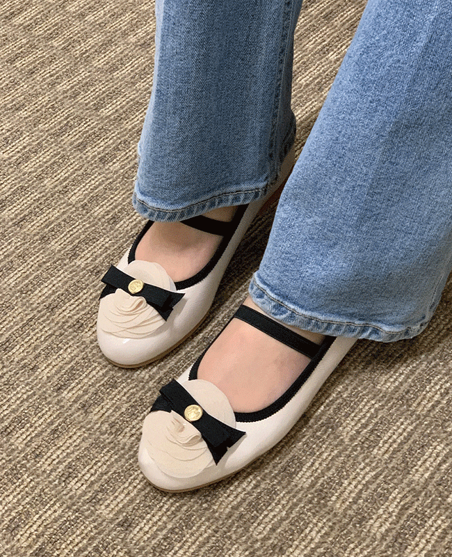 [MILOVANY] シャンティマンコサージュバンディングフラット1cm