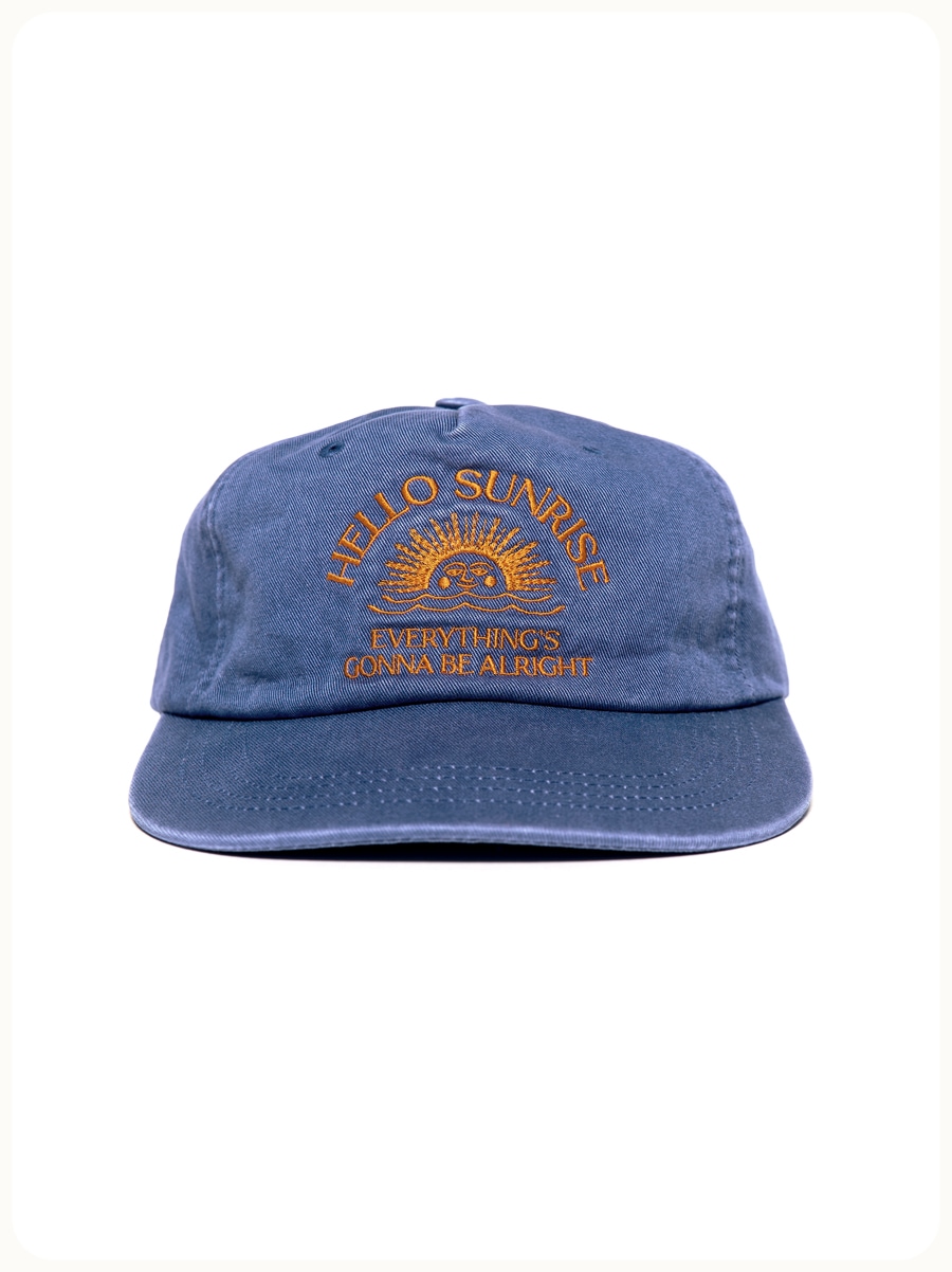 HELLO SUNRISE Arch Logo 5Panel Cap Ocean Blue 8,415円