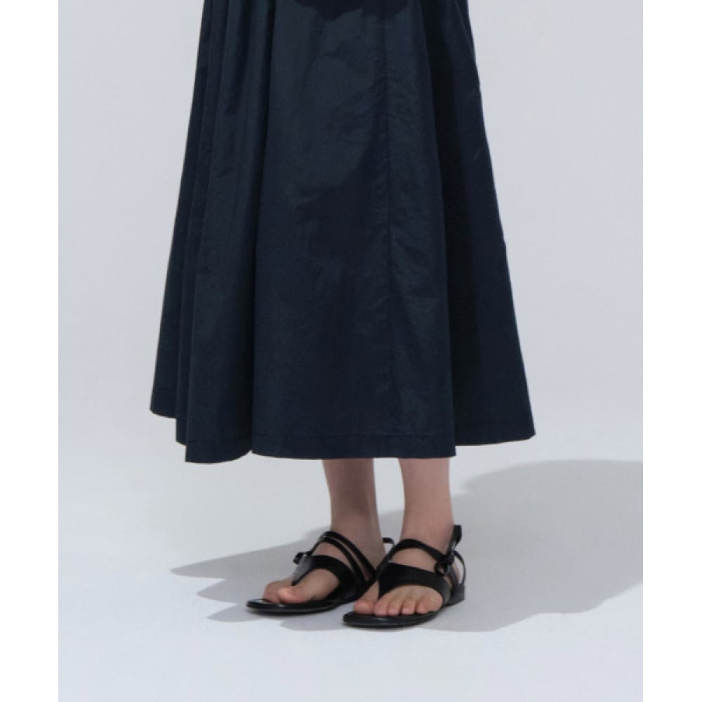 COVERNAT ウーマンスクエアトゥリボンサンダル