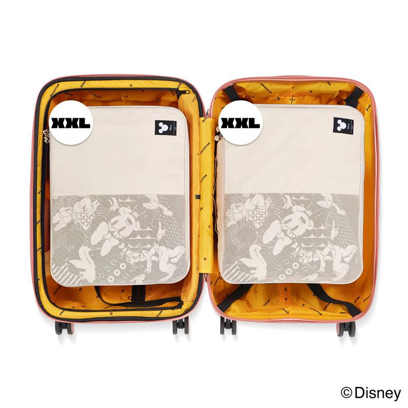 ディズニー ラクプル 24インチ セット XXL+XXL 圧縮ポーチ 衣類整理 キャリーケース 衣類収納 バッグ 旅行用品