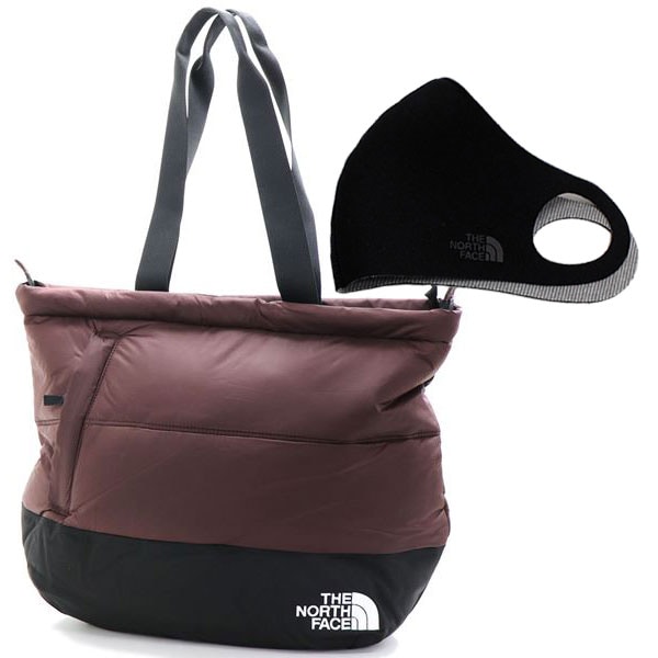 マスクセット トートバッグ レディース メンズ NUPTSE TOTE ブラウン NF0A81BULOS COALBRWN