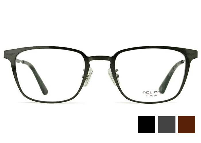ポリス POLICE vplg47j 黒縁 メンズ 紳士 チタン めがね メガネ 眼鏡 po2 9,636円