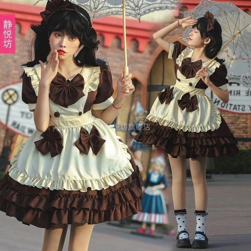 メイド服 ワンピース コスプレ スプレ変装 仮装 衣装 パーティー イベント用品 コスチューム クリスマス