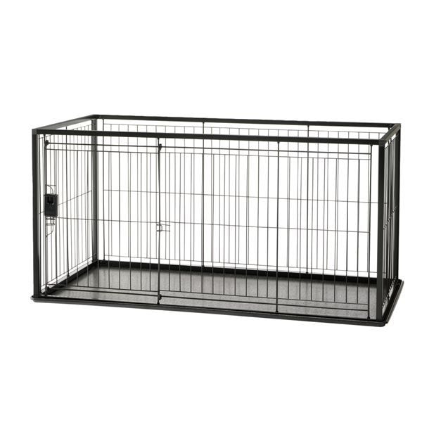 リッチェル インテリアペットサークル 120-60 ブラック 犬猫用品