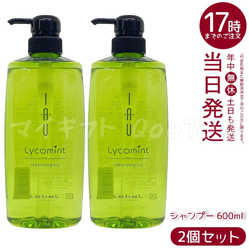 【2個セット】ルベル IAU イオリコミント クレンジング icy 600ml