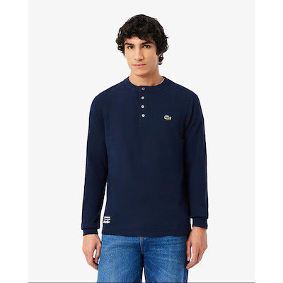 26SS(男性)ワッフル長袖ヘンリーネックTシャツ TH1300-56G 166(ネイビー) 10,324円