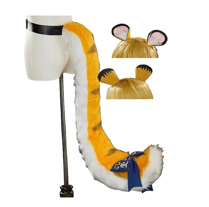 Monenjoy　ゼンレゼンレスゾーンゼロ　フーフー　コスプレ衣装　橘福福　ロリータ風　尻尾＋耳飾り追加　110cm　ゼンゼロ／ZZZ　イベントG 5,306円