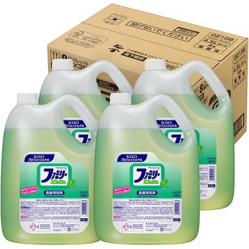 花王　(ケース販売) ファミリーフレッシュ 業務用 4.5L×4個