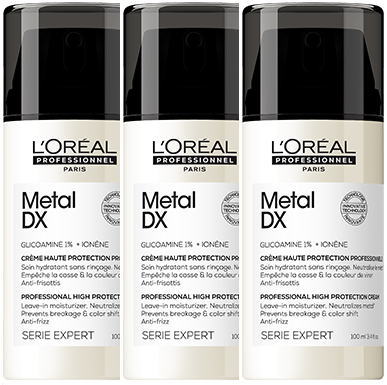 【送料無料】ロレアル ／ メタル DX コンセントレイテッド クリーム 100mL 【3個セット】（国内正規品）/ アウトバス トリートメント