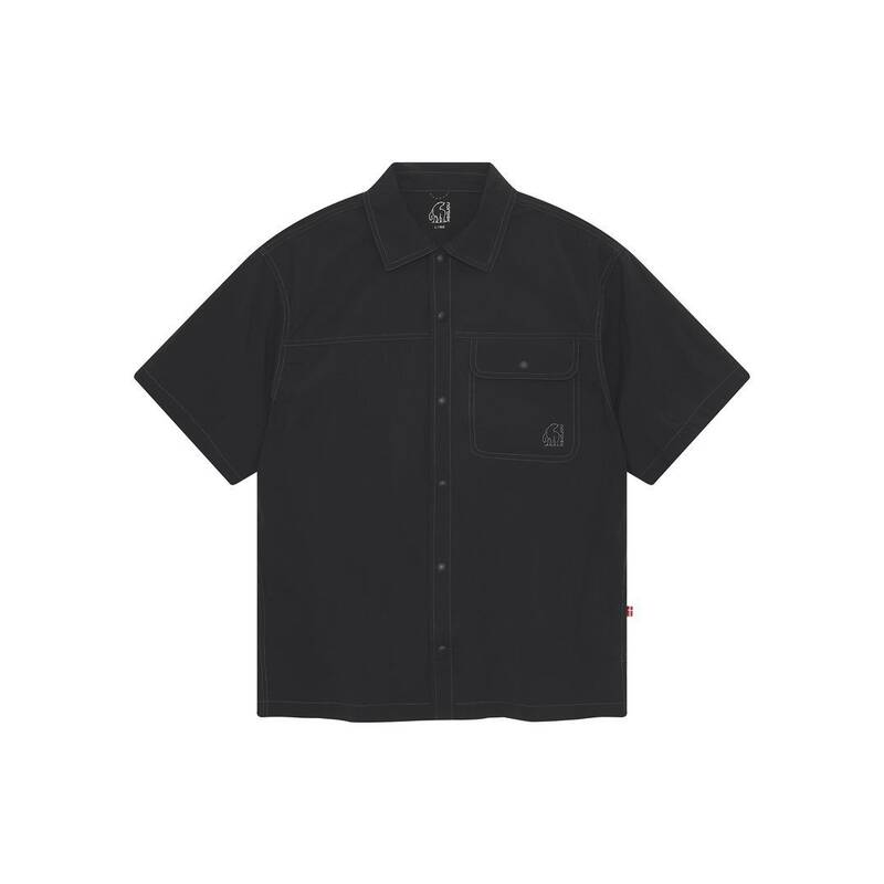 ノルディスク NORDISK レイサ キャンプ用半袖シャツ - M_ブラック OMM26471Z1 213787