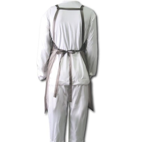 KM TPUウレタン衛生H型エプロン小型1本学校給食室食堂キッチン精肉店調理服