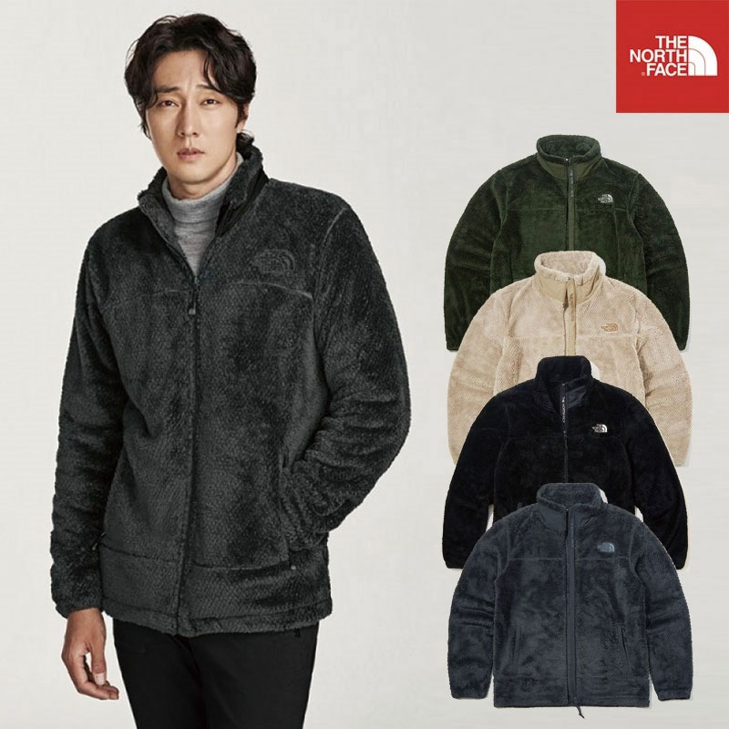 完売 アウター ノースフェイス フリースジャケット FLEECE THINK-GREEN FACE] NORTH [THE 韓国ファッション  NJ4FK55 メンズ レディース ジャンパー・ブルゾン SIZE:90(S) - aegis.qa