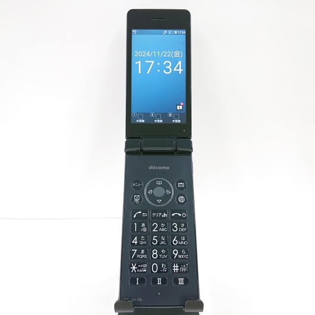 AQUOS ケータイ SH-03L ドコモ ブラック 送料無料 本体 c08638 【中古】