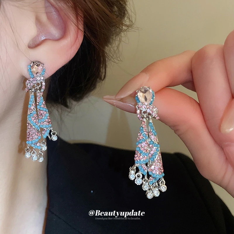 【20点セット】メガ割夏のピアス シルバーピン カラフル タッセル ピアス ファッション イヤリング ピアス