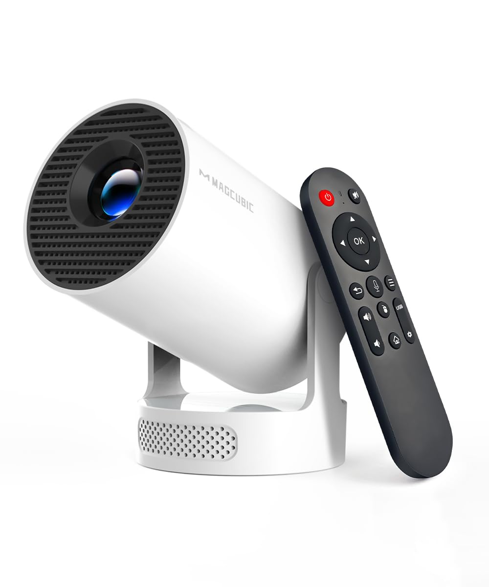 プロジェクター 家庭用 【Android 14搭載360HIFI立体スピーカー】Magcubic ぷろじえくたー 小型 Bluetooth5.4 18000ルーメン プロジェクター天井投影 108
