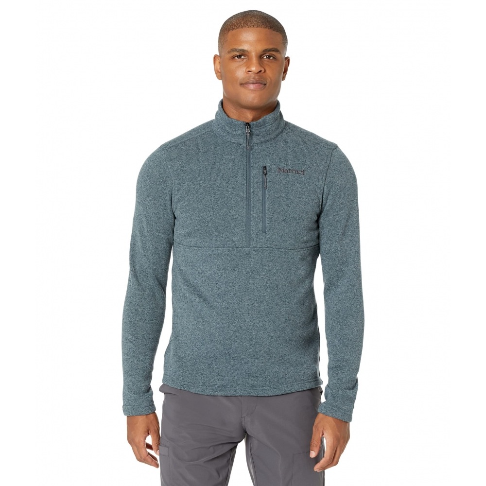 マーモットドロップライン 1/2 ジップスチールオニキス
