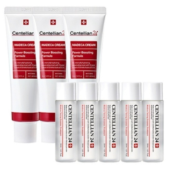 マデカ クリーム パワーブースティング フォーミュラ 50ml x 3p + トニングエッセンストリートメント 30ml x 5p (1セット)