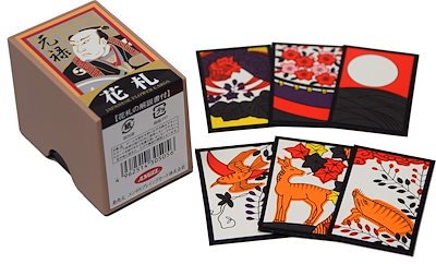 他サイト： 花札元禄 本式裏張り仕上げ 八八 こいこい おいちょかぶ 札48枚入り プラケース入り 日本製 エンゼルトランプ HAGEの商品画像