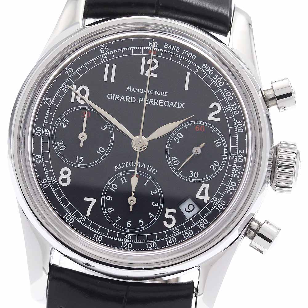 訳あり ジラール・ペルゴ GIRARD PERREGAUX 4946 Francorchamps クロノグラフ 自動巻き メンズ _951804【中古】