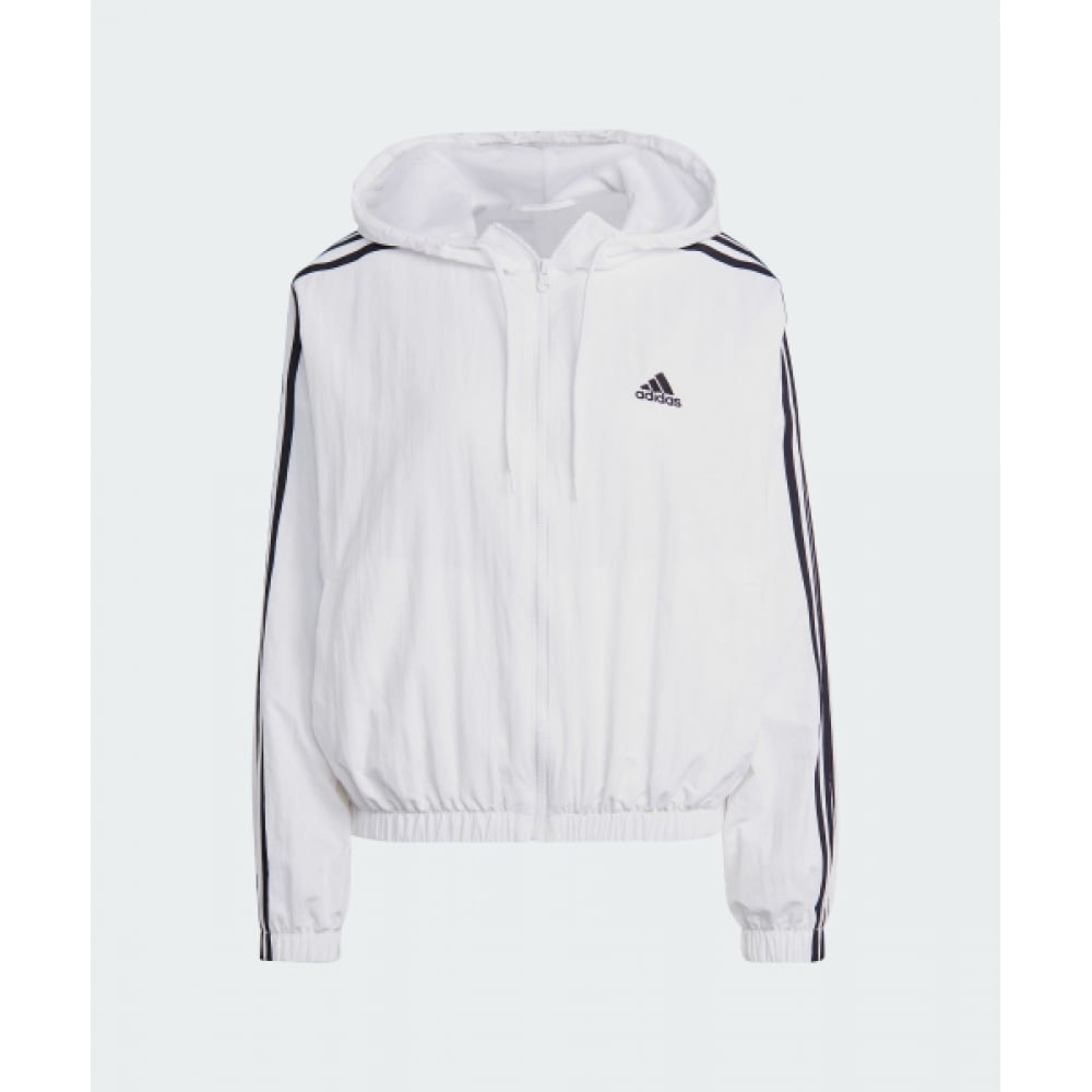 アディダス 3S ウーブンウインドブレーカー-ホワイト/IC0560