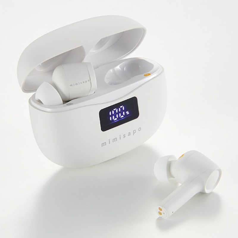 スリーエムメガネ本舗　スリーエム みみサポ 充電式ワイヤレスイヤホン型集音器 (両耳)　KE-SH1MWH