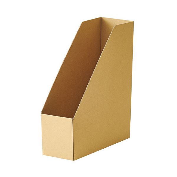 TANOSEEボックスファイル（ナチュラル） 軽量エコタイプ A4タテ 背幅100mm 1セット（50冊：5冊x10パック）