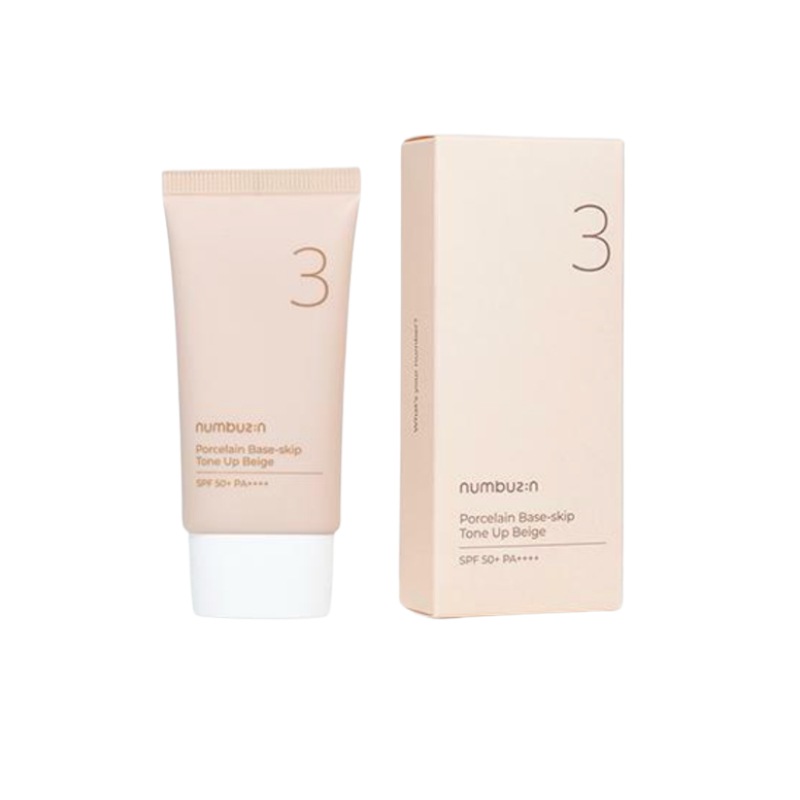 [numbuzin] 3番陶磁器木目パデスキップトーンアップベージュ50ml SPF50+PA++++
