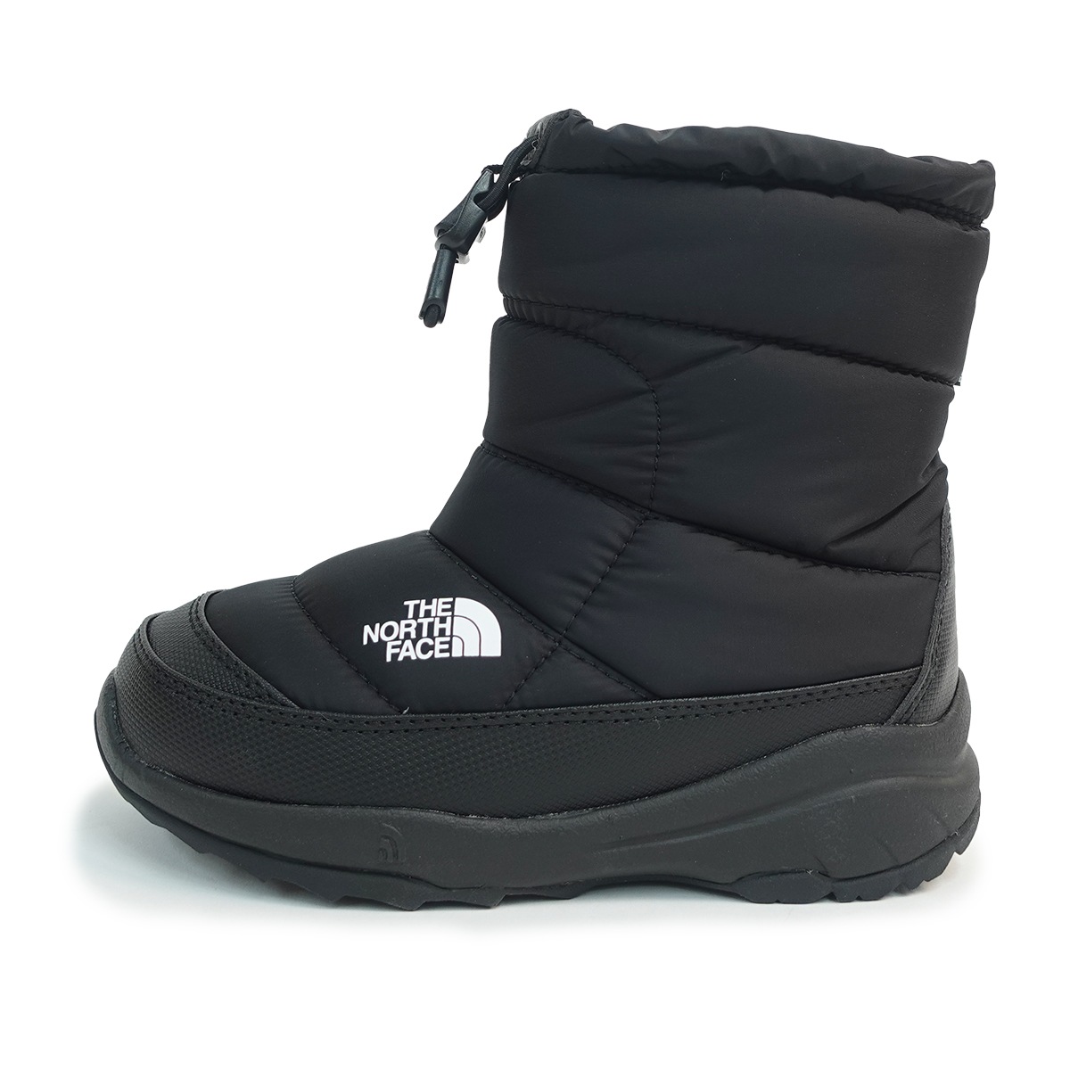 キッズ ブーツ 子供用 ヌプシ ブーティ ウォータープルーフ NFJ52287 KK TNFブラック×TNFブラック
